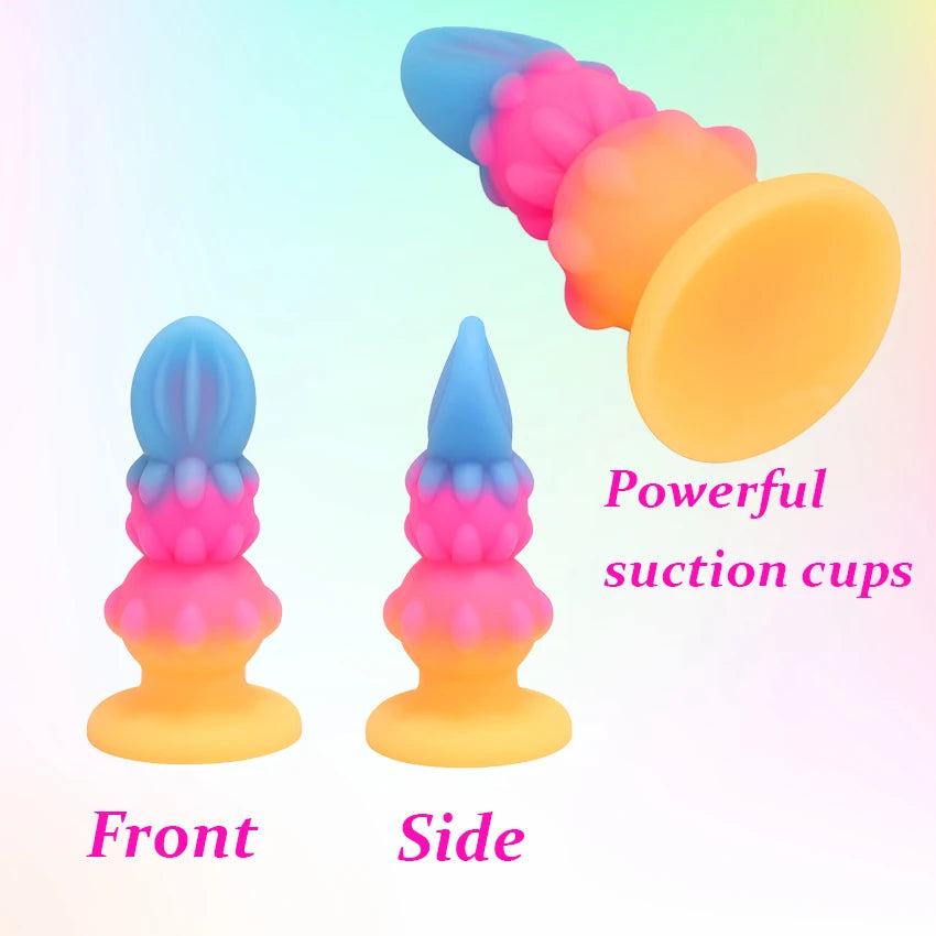 Anal Butt Plug Dildo Vaginal Plug Prostate Massager Analsex Masturbation Adult Cute Soft Colourful Sex Toy For Women Men Product