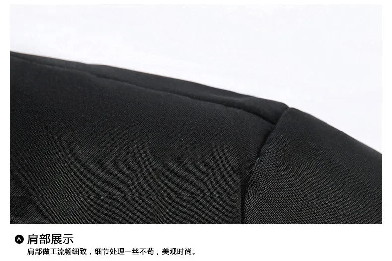 New Fashion Men 90% White Duck Down Hooded Jackets Men's Winter Thick Warm Waterproof Parka Overcoat Down Jackets Long Parka 5XL
