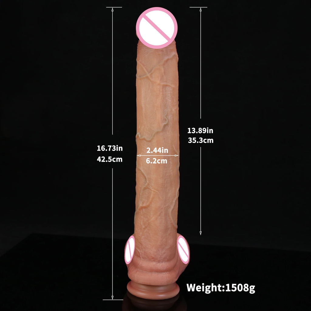 16.73in Super Long Penis Dildo Realistic Soft Dildo With Suction Cup Anal Sex Toys For Men Women Masturbator Huge Phallus toy