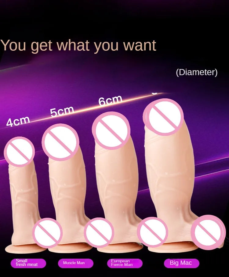 Inflatable Adjustable Size New Realistic Dildos Erotic Dildo Artificial Penis G-spot Large Anal Plug Female Masturbation Sex Toy