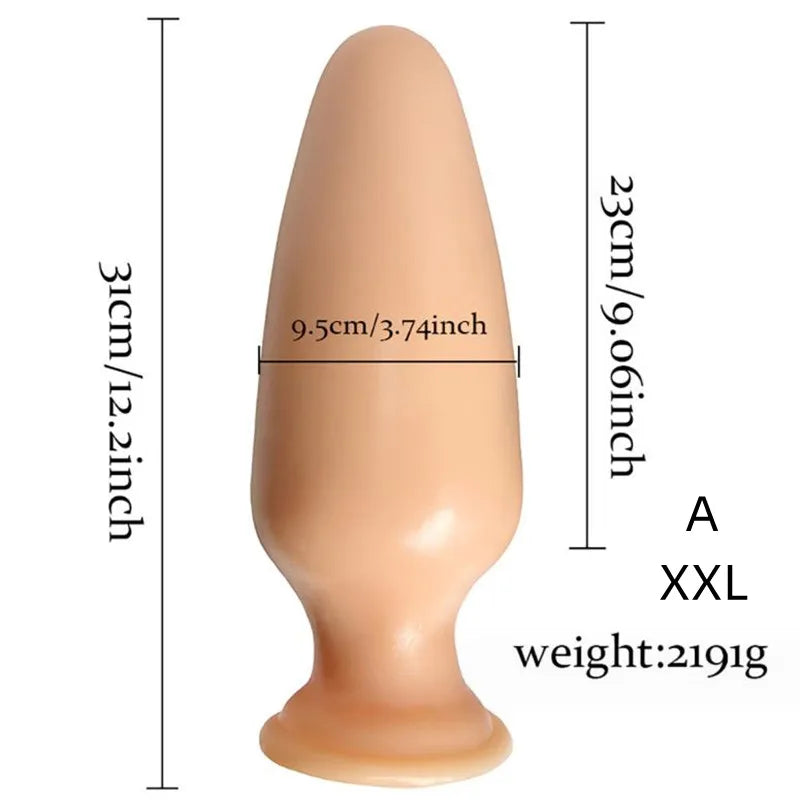 Giant Anal Plug Dildo Large ButtPlug Prostate Massager Fisting Big Dick Anus Dilator Adult Sex Toys for Men Women Masturbator 18