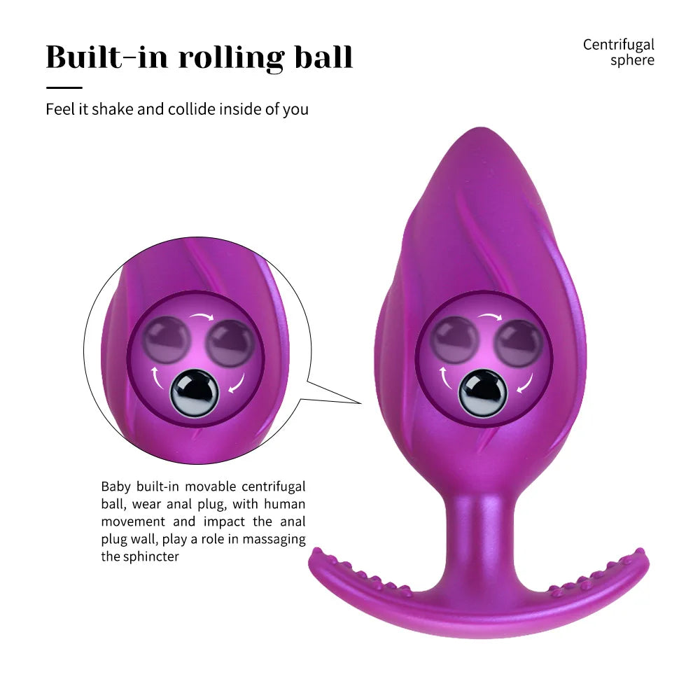Metal Ball Anal Plugs for Men And Couples Backyard Masturbators Adult Toys for Private Life Male Sexual Health Products