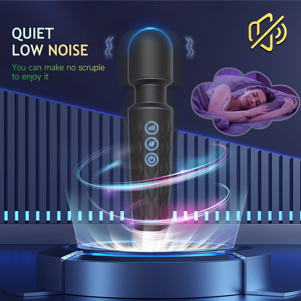 Powerful Magic Wand Vibrators Massager Clitoris G-Spot Stimulator Female Masturbator Dildo Erotic Sexy Toys or Women Adults 18