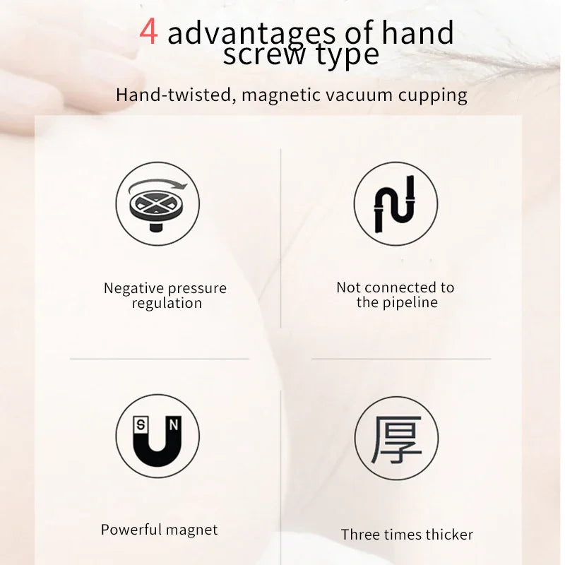 Professional Cupping Medical Chinese Vacuum Body Massager Stimulation Vacuum Cupping Nipple Sucker Inverted Suction Enlarger Cup