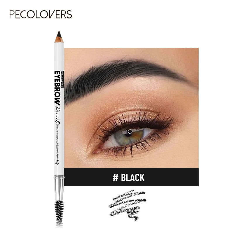 1PC Waterproof Eyebrow Pencil for A Long-lasting, Smooth Finish for Natural, Wild Brows, An Essential Everyday Makeup Tool