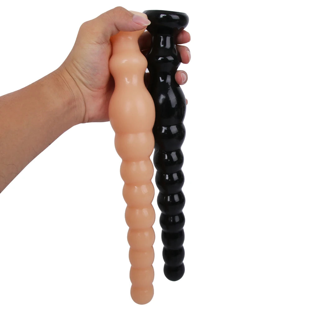 Long Anal Beads Plug With Suction Cup Anus Backyard Anal Balls Prostata Massage Butt Plug Erotics Adults Sex Toys For Women Men