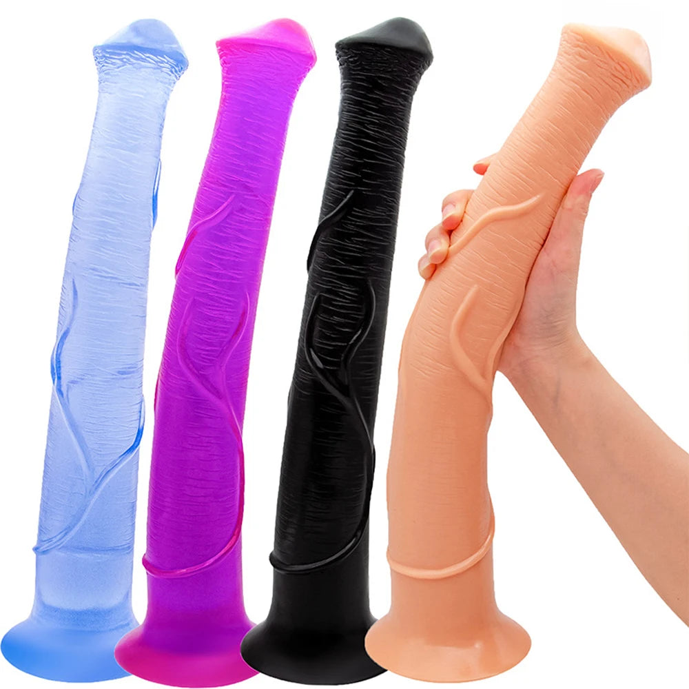 Huge Animal Dildo Horse Penis For Women Lesbian Gay Anal Expand Dildos G Spot Super Long Anal Sex Toys Female Masturbator