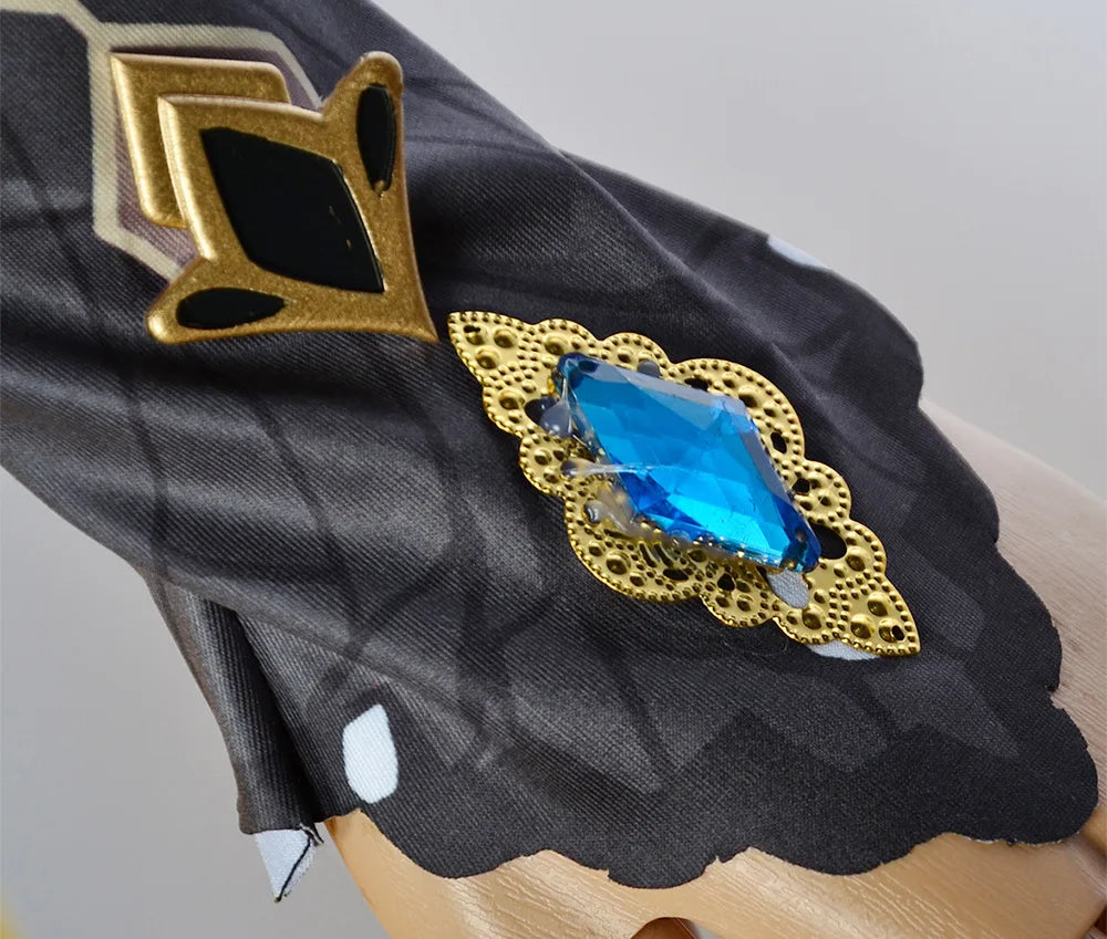 Anime Cosplay impact Navia cosplay dress uniform costume wig set Halloween party outfit for women dresses