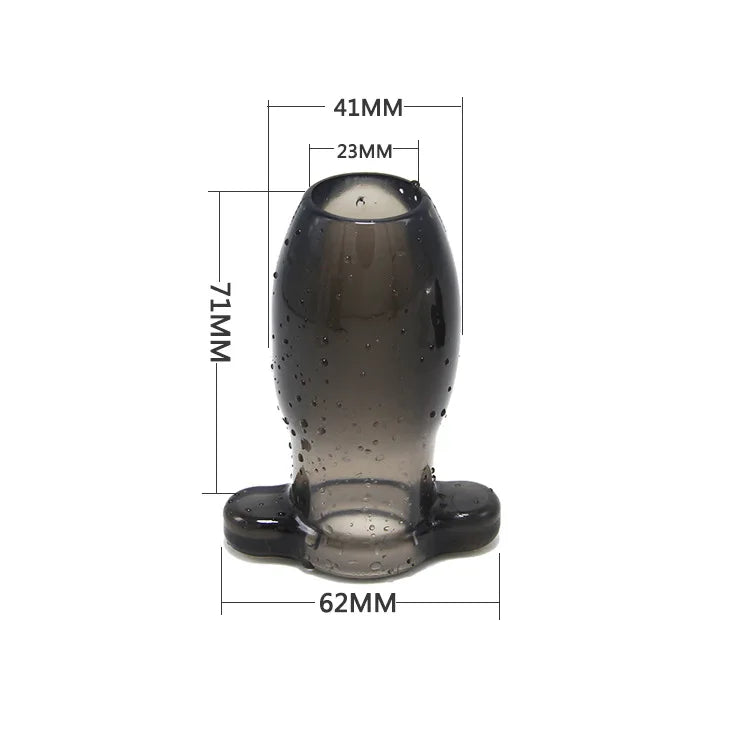 Hollow Anal Plug - Anal Dilator for Multifunctional Use, Peeping & Probing, Enema & Cleansing, Anal Sex Adult Erotic Product