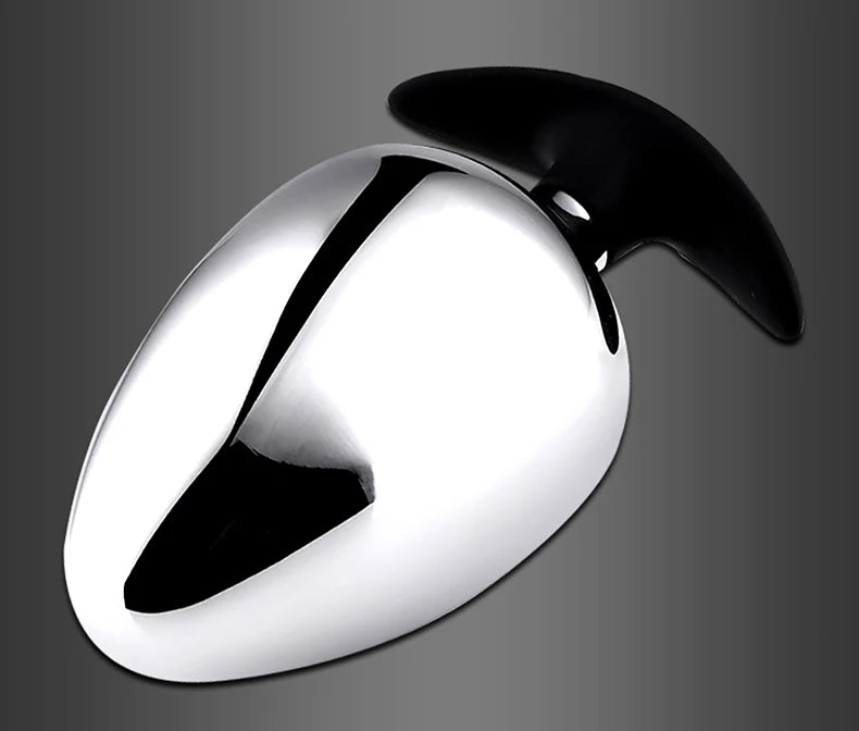 Extra Big Diameter Dilatador Anal Expander Metal Buttplug Adult Sex Toys Masturbator Large Anal Plug G Spot Butt Plugs for Women