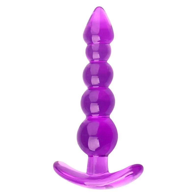 Anal Plugs Anal Beads Dildo Butt Soft Silicone Plug Prostate Massage Unisex Sexy Stopper Adult Sex Toy for Men Women Adult Games