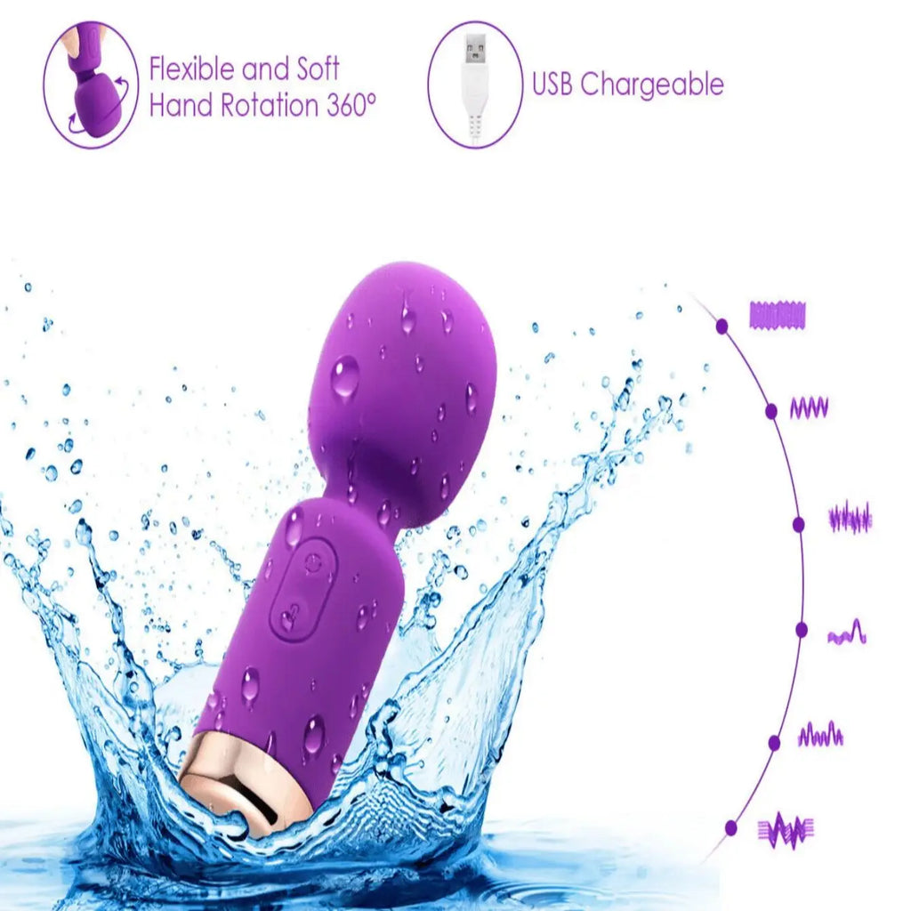 Mini Av Dildo Vibrator 10 Powerful Vibrator G-Spot Vaginal Nipple Stimulator Sex Toys Adult Masturbation Products