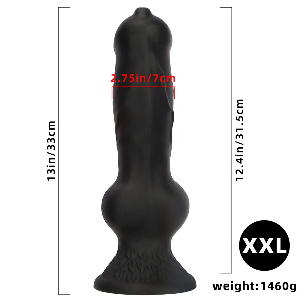Big Dog Dildo Anal Plug Female Masturbation Vaginal Dilatador Anual Gay and Lesbian Sex Toys 18+