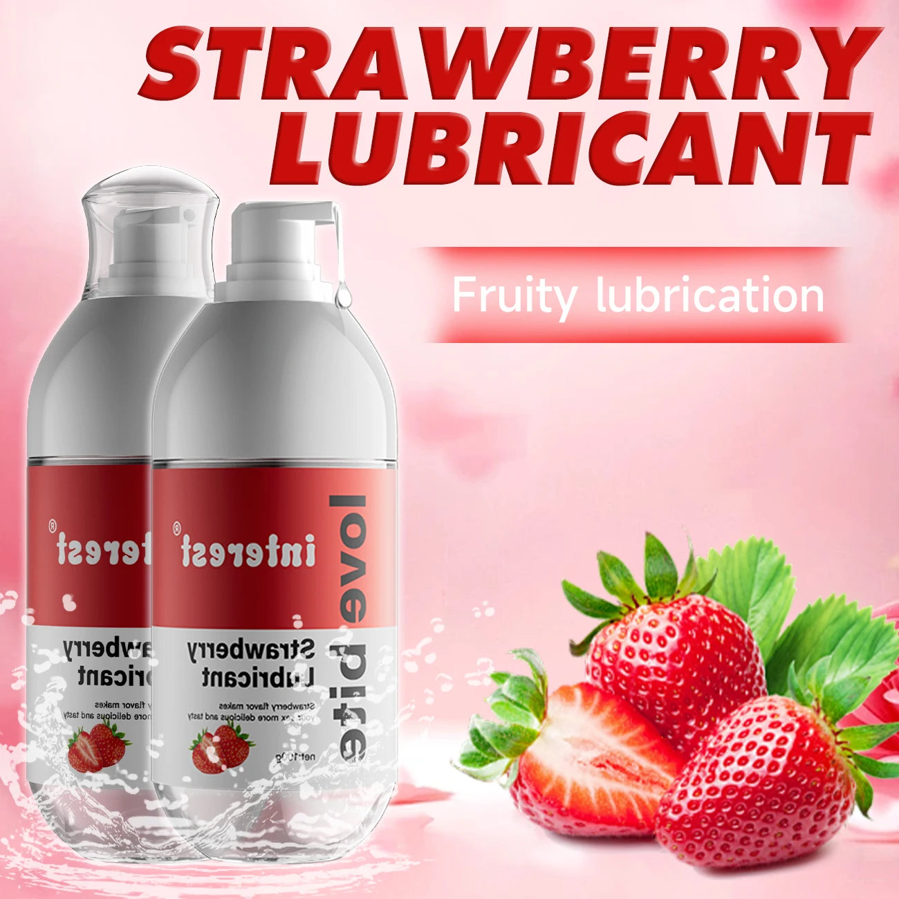 Water-Soluble Lubricating Gel With Fruity Aroma Anal Vaginal Massage Oil Easy Clean Romantic Hypoallergenic Adult Sex Products