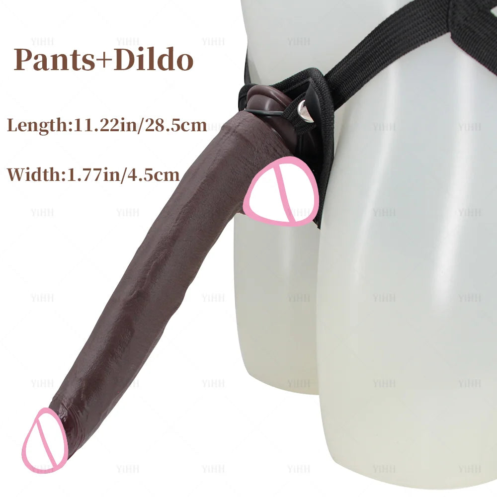 Realistic Long Dildo Sex Toys Dual-Layer Silicone Big Dildos Lifelike Giant Dildo Anal Play with Suction Cup Sex Toys for Women