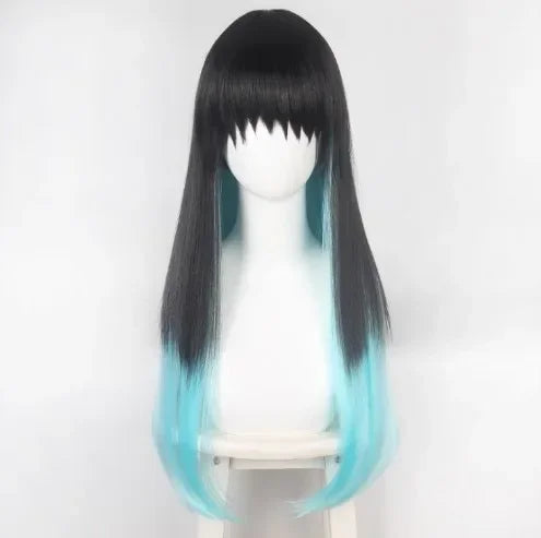 Aime Tokitou Muichirou Cosplay Costume Demon Slayer Cosplay Kimetsu No Yaiba Kisatsutai Uniform Wig Halloween Costume for Woman