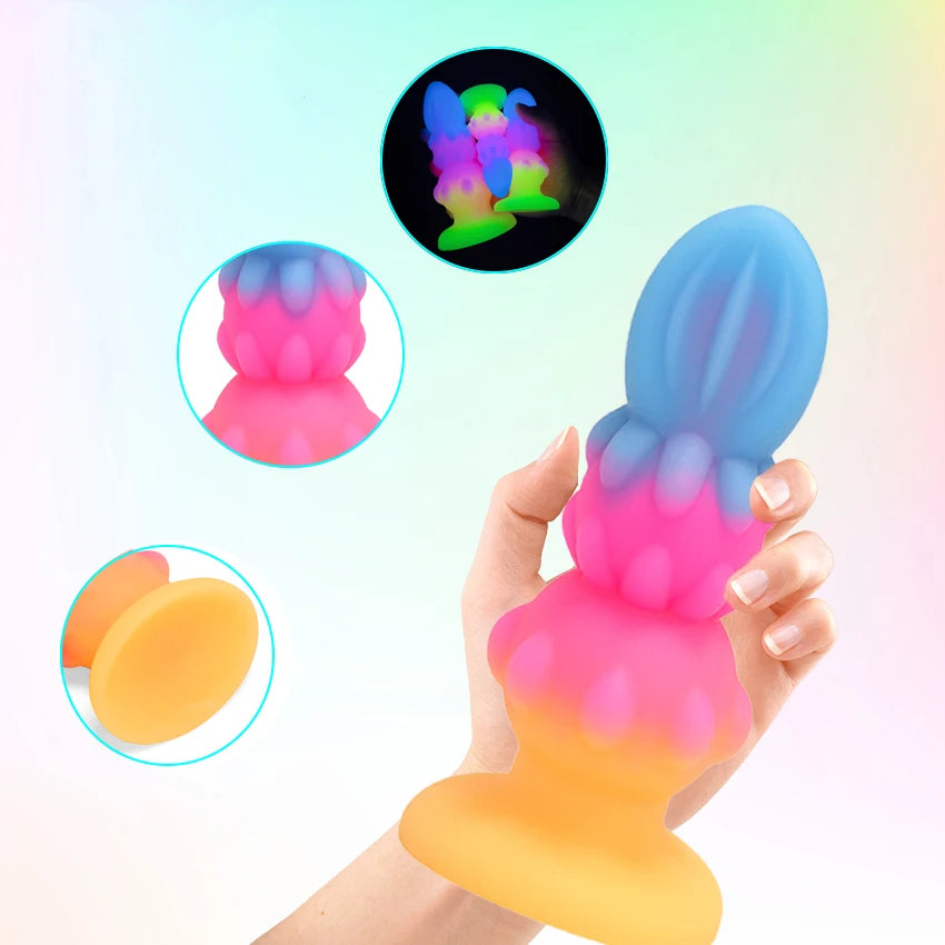 Anal Butt Plug Dildo Vaginal Plug Prostate Massager Analsex Masturbation Adult Cute Soft Colourful Sex Toy For Women Men Product