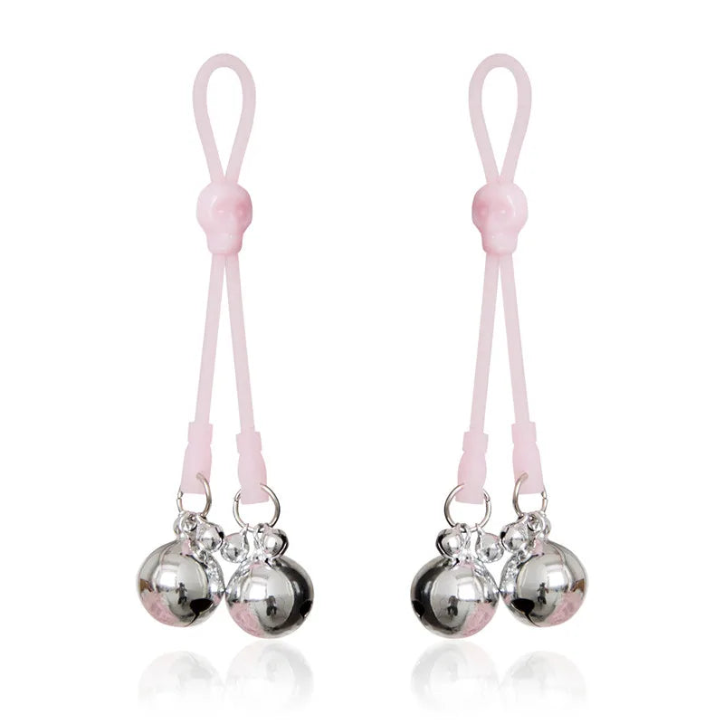 Erotic Gadgets Elastic Rope Bondage Nipple Clamp with Luminous Boobs Sex Toy for Pain Fetish Adult Games Breast Massage Products