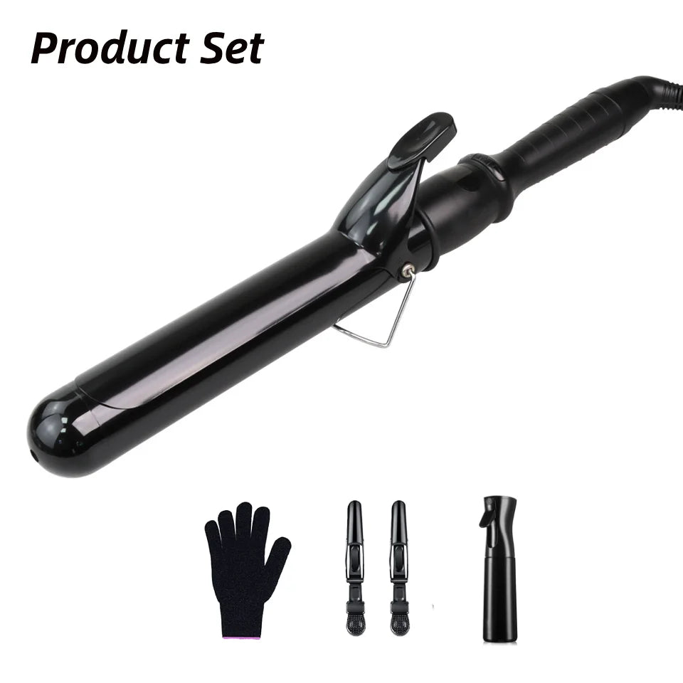 YAWEEN 32mm 38mm Electric Hair Curler for Women Professional Ceramic Curling Iron Adjustable Temperature Hair Styling Tool