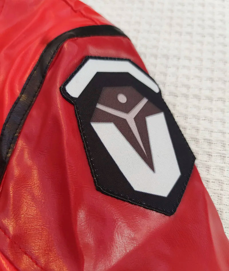 Vi Acrane Cosplay Costume Game Arcane Vi Red Wig Leather Jacket Halloween Carnival Outfits Vi Shoes Boots