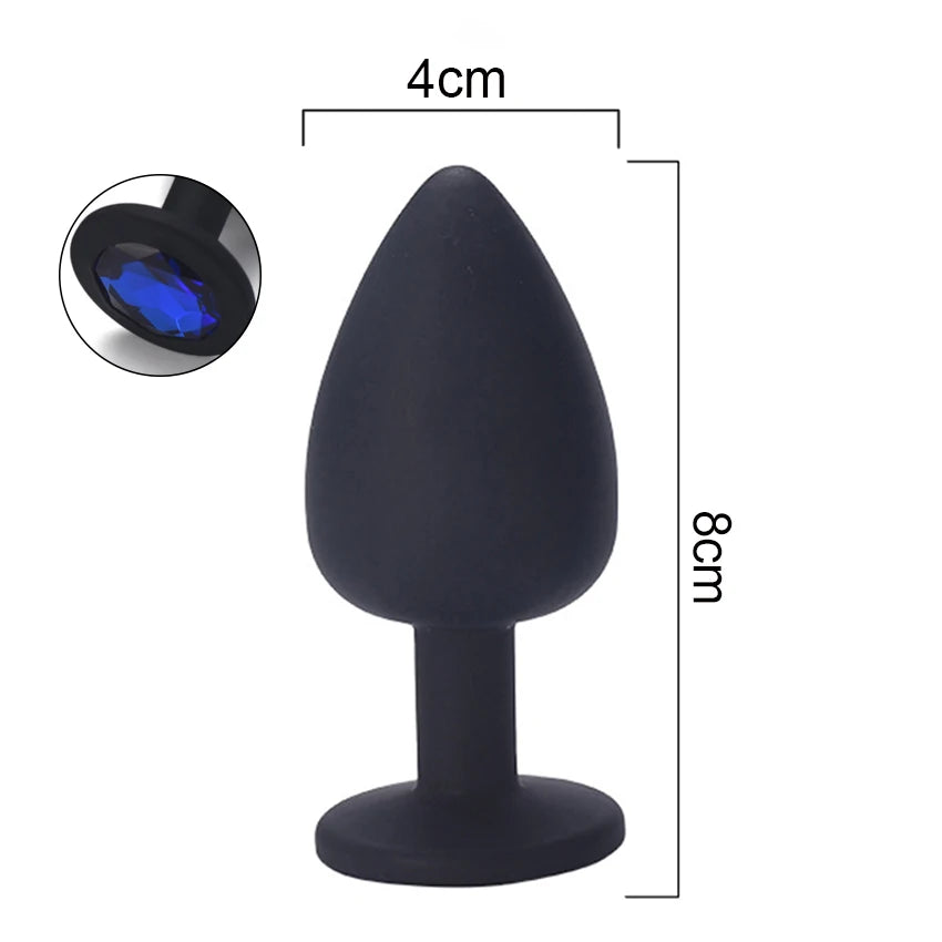 LED Colorful Light Butt Plug for Women Men Anal Plug Vibrator Prostate Massager Adults Sex Toys Wireless Remote Control Buttplug