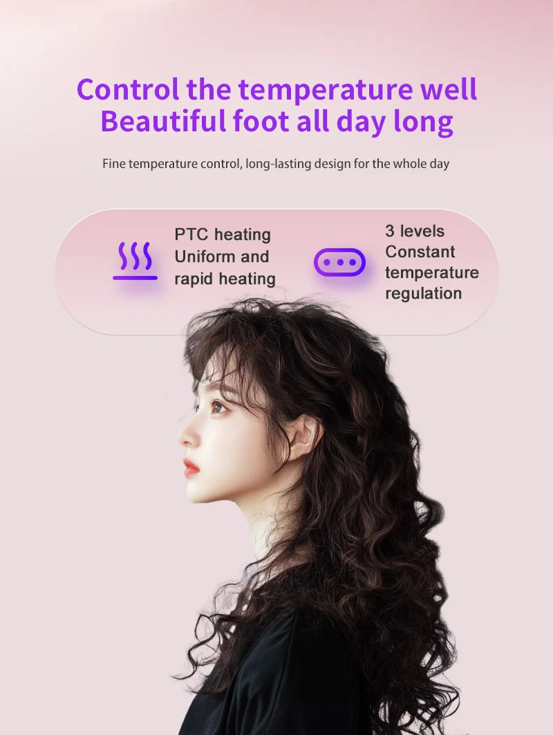 Automatic curling iron, 26-40mm curling styling set, suitable for all hair types, negative ion hair care curling tool,72h Hold