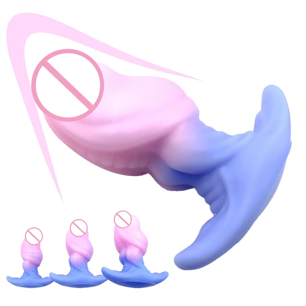 Dildo Wearable Anal Plug Huge Penis Alien Anal Dildo for Women Men Masturbator Butt Plug Dilator Sex Toys Huge Anal Toys