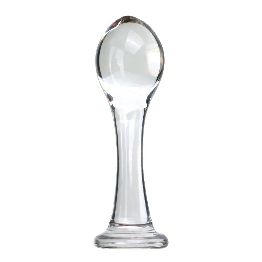 Glass Anal Plug Six-piece Set Pulling Beads Dual Use Small Dildos Butt Plugs Masturbation Posterior Dilation Adult Sex Toys