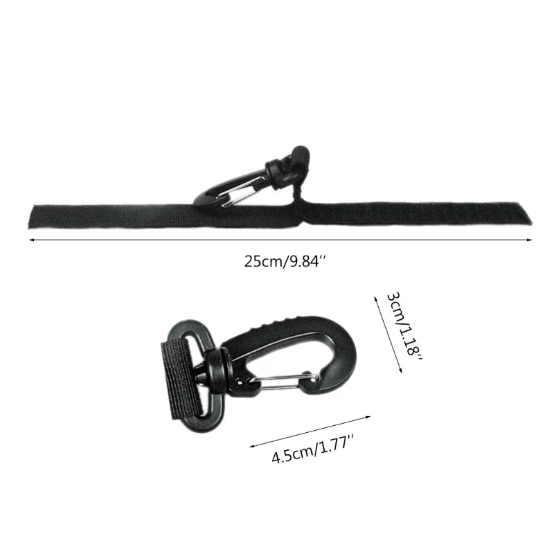 2 Pack Kayak Paddle Holder Webbing  Clip for SUP  Board Inflatable Boat