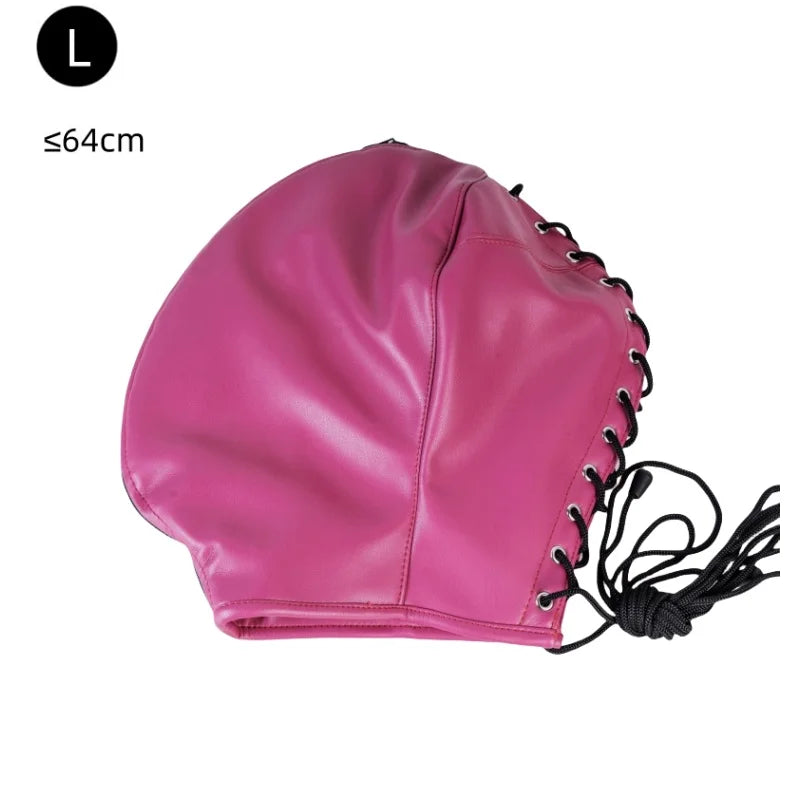 Erotic Restraint Lingerie Set with Unisex Upper Body Bondage Harness Single Glove Hood Mask for Couple BDSM Play Costume