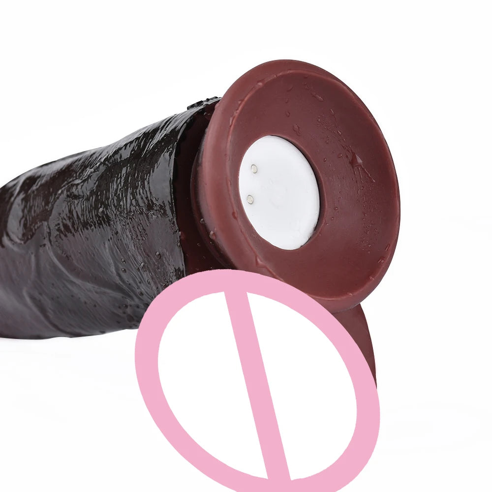 SXXY Large Soft Vibrator Realistic Dildo For Woman Men Wireless Telescopic Dick Masturbator Penis G Spot Vagina Anal