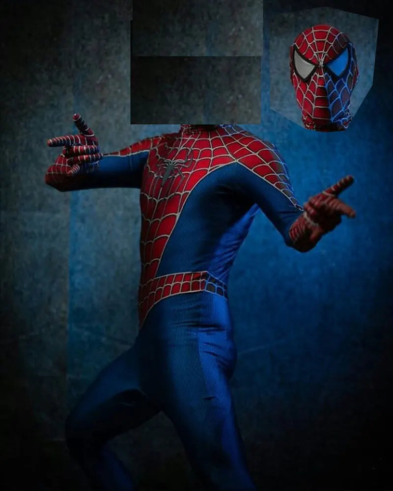 Halloween Men Spidercosplay Black Raimi Cosplay Costume Venom Symbiote Raimi Suit Zentai Bodysuit Adults