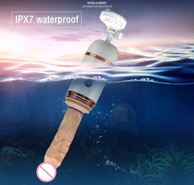 Realistic Dildo Remote Control Automatic Sex Machine Big Penis Vibrator Retractable Dildo Female Masturbator Suction Cup