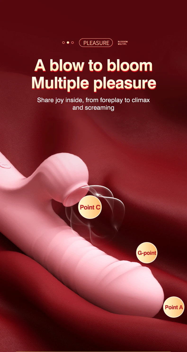 20 Speed Sucking Vibrators G Spot Dildos Vibrators 2 in 1 Adult Women Sex Toys Clitoral Sucker Clitoris Stimulator Massager 18+