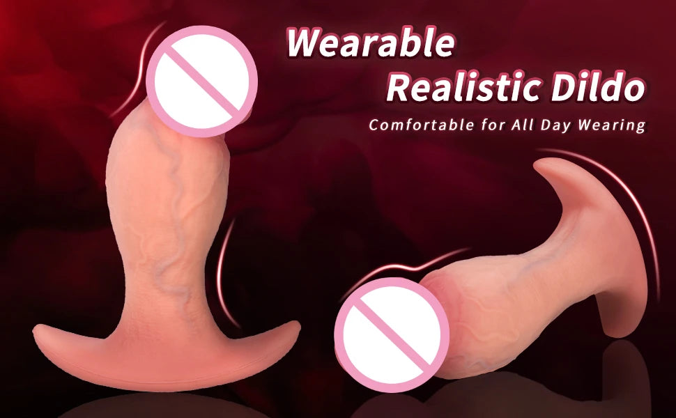 Huge Realistic Dildo Sex Toys G-Spot Anal Plug Butt Plug Dildo Premium Silicone Prostate Massager Anal Training for women men