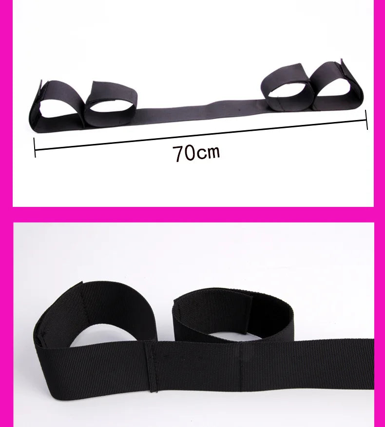 Adult Erotic Games BDSM Bondage Restraints Collar Furniture Sex Toys For Women Couples Slave Neck Handcuffs Fetish Sex Shop