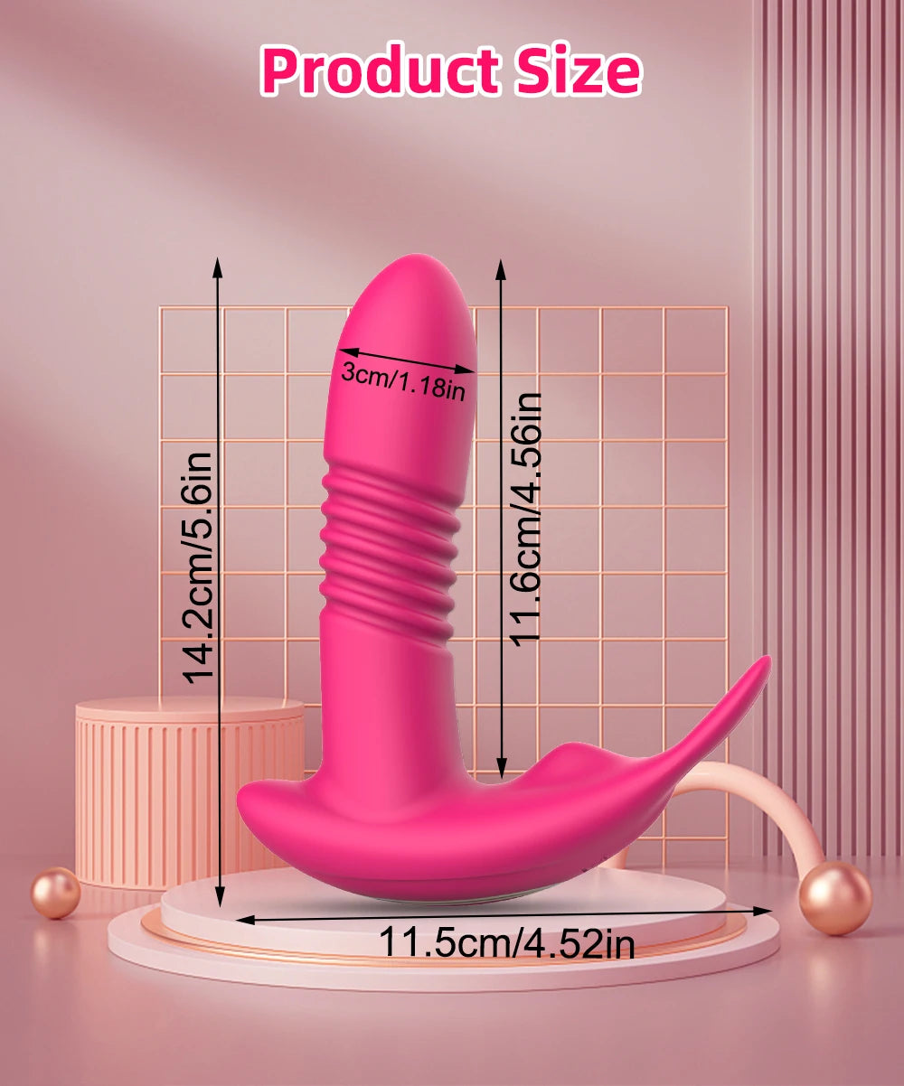Penetration Vagina Vibrator Female Clitoris Stimulator Dildo Vibrator Sex Toy Wearable Panties Vibrator Adult Sex Toys for Women