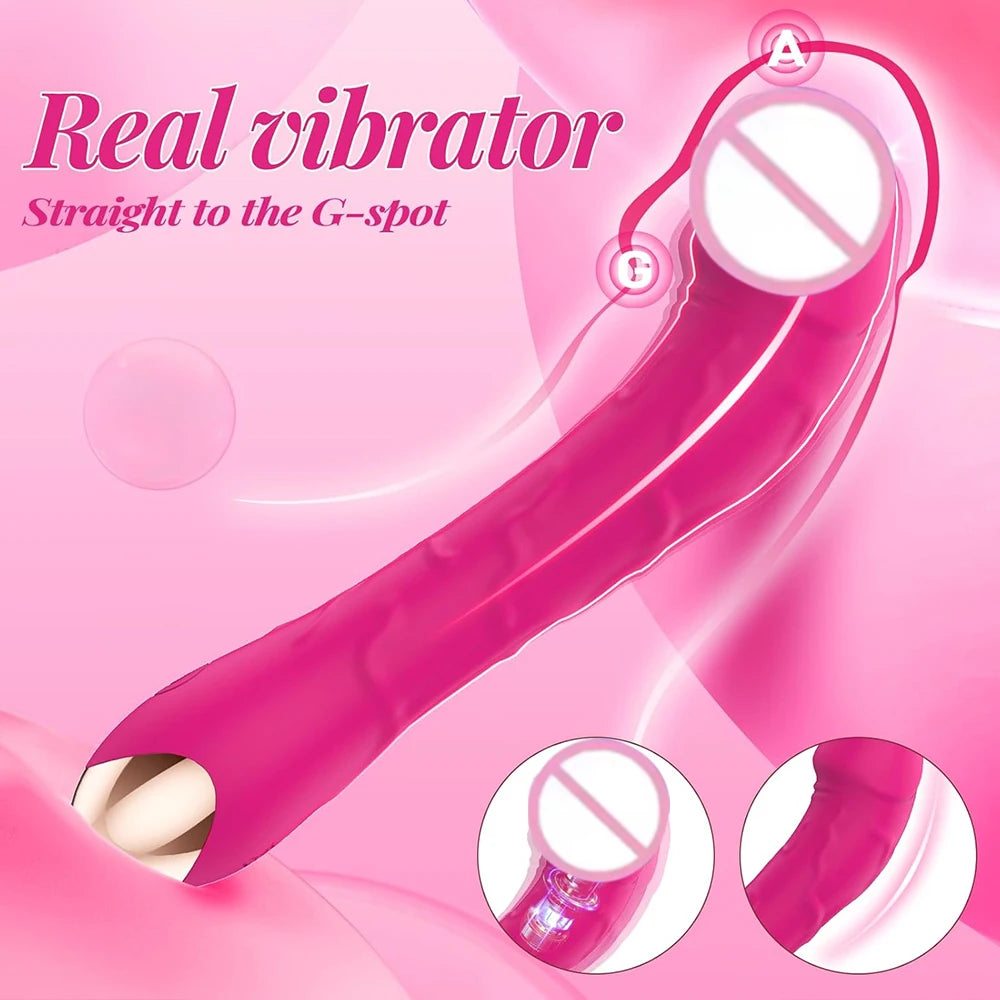 Powerful Clitoris Vibrators USB Recharge AV Vibrator Massager Sexual Wellness Erotic Sex Toys for Women Adult Product G Spot