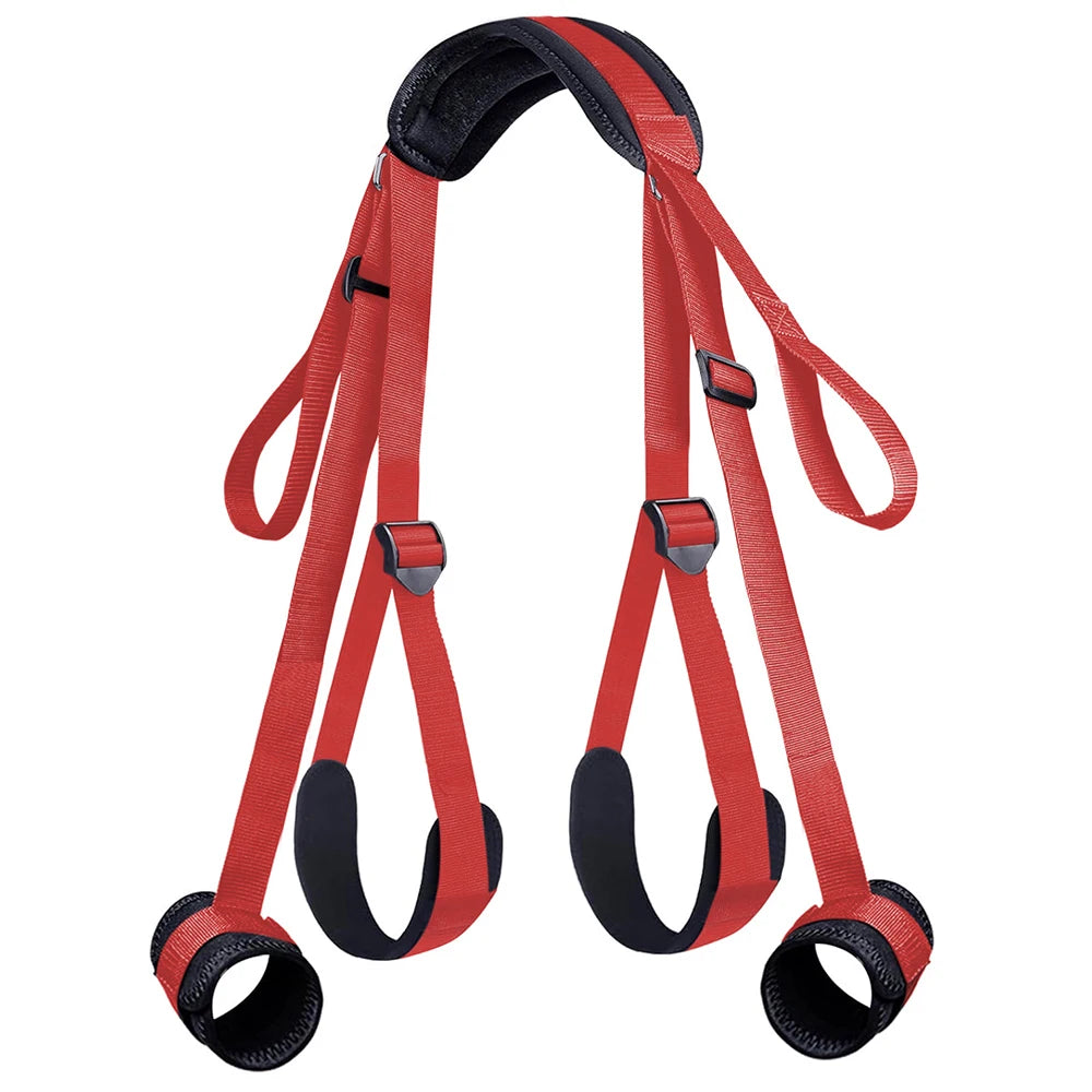 Bdsm Bondage Set Restraint Erotica Binding Sex Forced Split Leg Straps Neck Wrist SM Sex Toys For Woman Couples Products