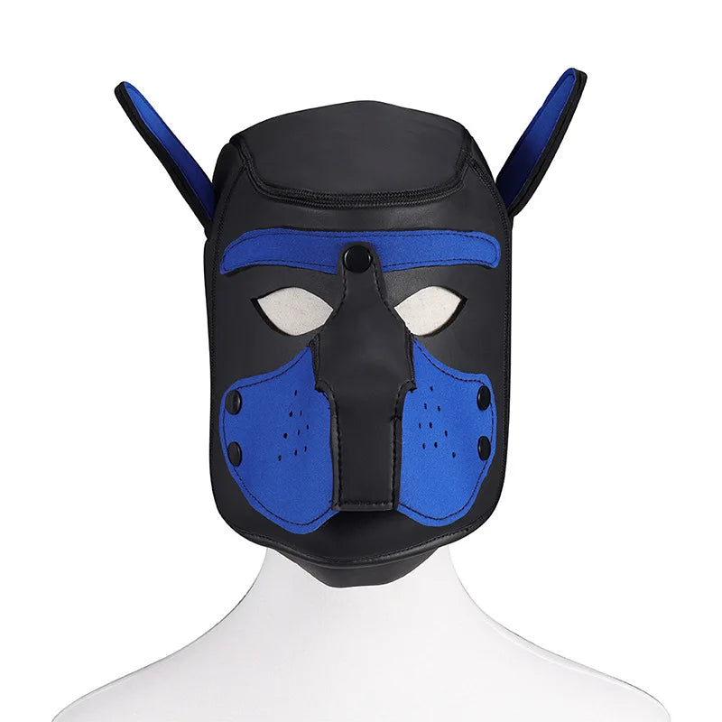 Sex Toys For Couples Two Adult Games Erotic SM Tools Halloween Cosplay Mask Headgear Dog Butt Tail Anal BDSM Bondage Equipment