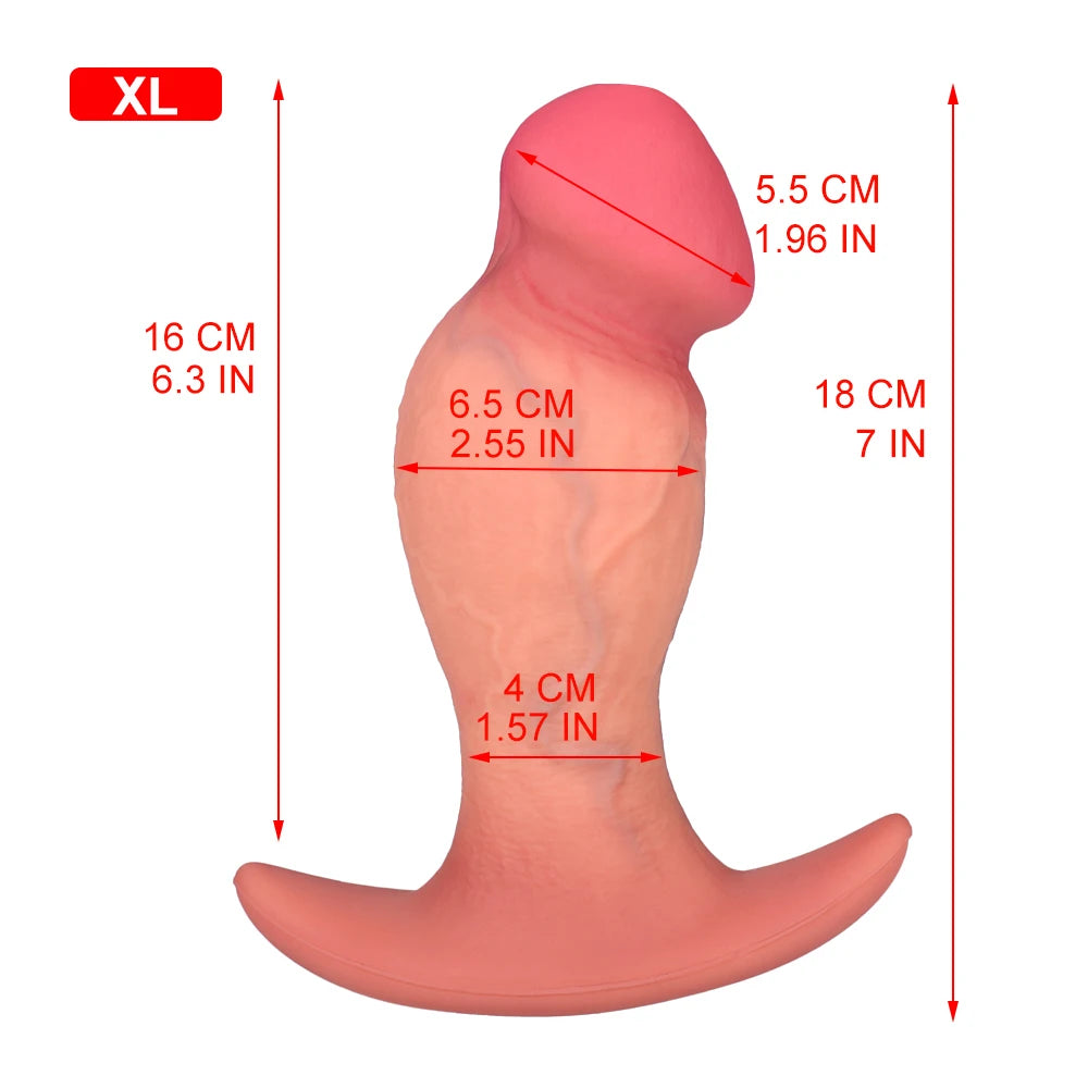 Realistic Dildo With Anchor Shape Base Buttplugs Women Cunt Plug Erotic Gadgets Pleasure Anal Plug Sex Toy For Women Gay Erotic
