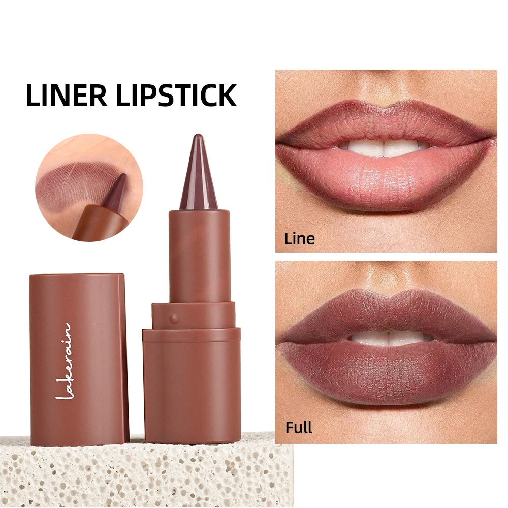 3D Lip Gloss & Lip Liner Set Hydrating Formula Define Lips Precision Application Versatile Makeup Styles Natural Finish Cosmetic
