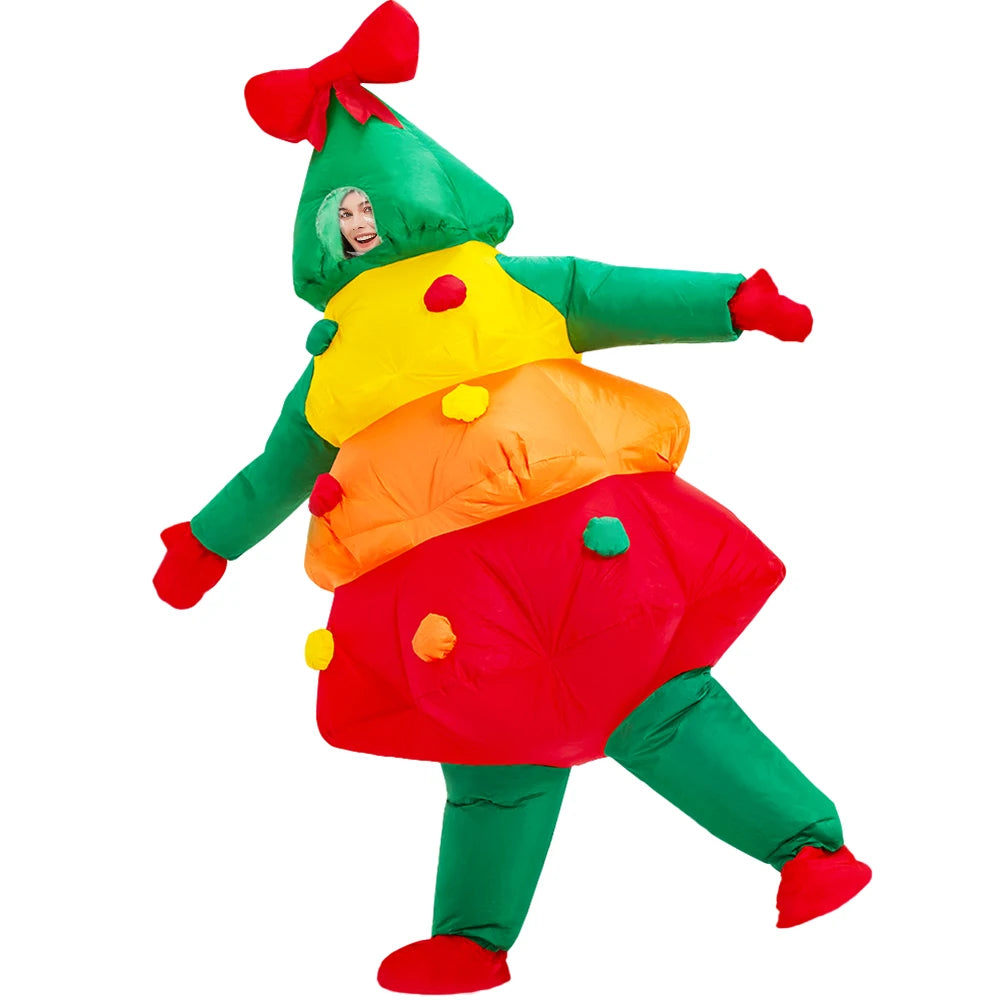 New Alien Inflatable Costume Anime Suits Dress Mascot Purim Halloween Christmas Party Cosplay Costumes for Kids Adult