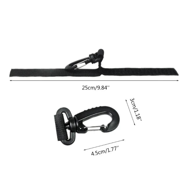 2 Pack Kayak Paddle Holder Webbing  Clip for SUP  Board Inflatable Boat