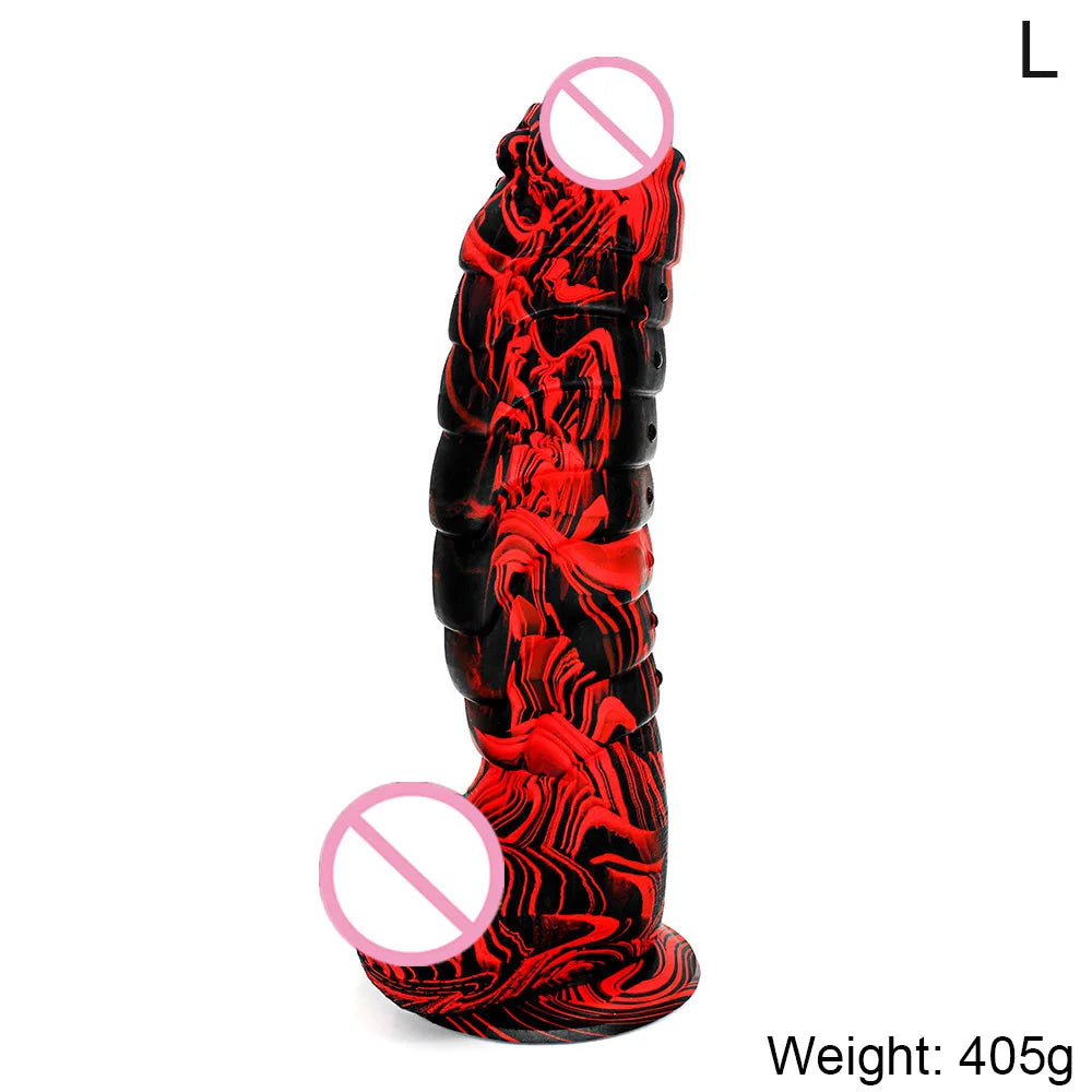 XXL Thrust Dildo Six Styles Dinosaur Scales Penis Big Suction Cup Female Adult Anal Sex Toys Huge Dick Strapon Women Masturbator