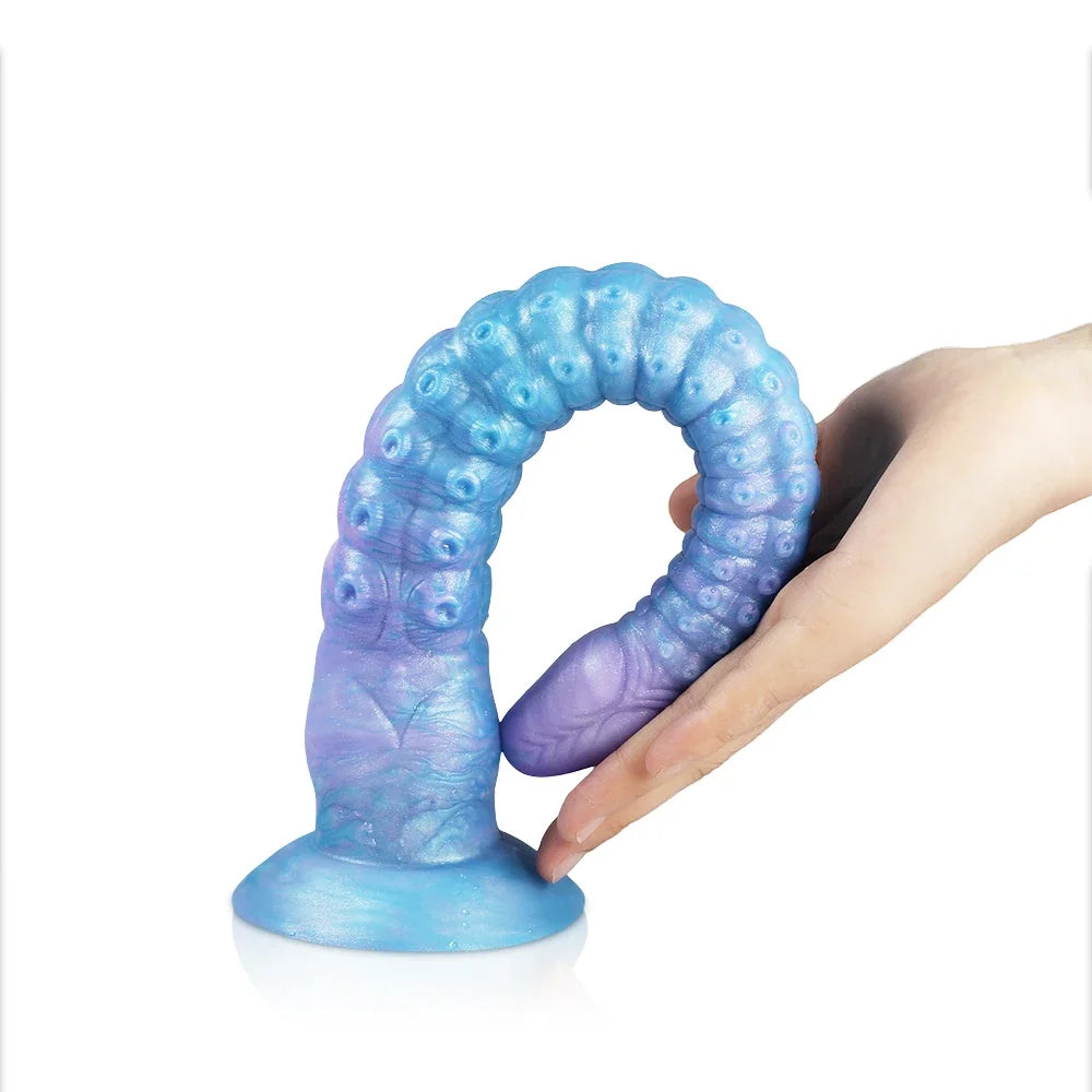 New Huge Luminous Octopus Tentacle Dildo Soft Silicone Monster Animal Penis Big Dick Anal Plug Vaginal Anus Masturbation G Spot