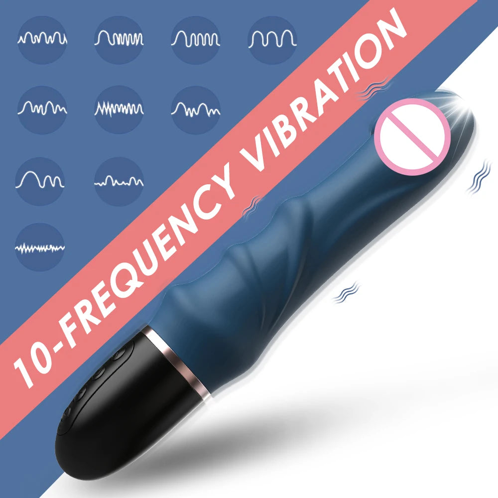 Powerful Big Dildo Vibrator for Women G-spot Clitoral Stimulator 10 Modes Vaginal Massager Female Masturbator Sex Toy for Aldult