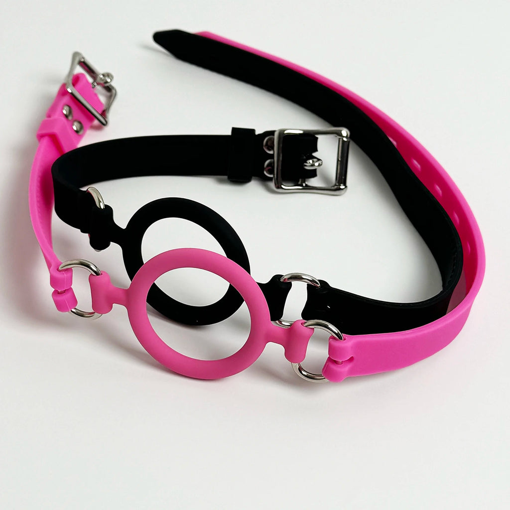 Silicone Oral Sex Ring Open Mouth Gag Flirting Bondage Balls Adult Game Erotic Toys BDSM Restraints Sex Toys For Couples O Ring