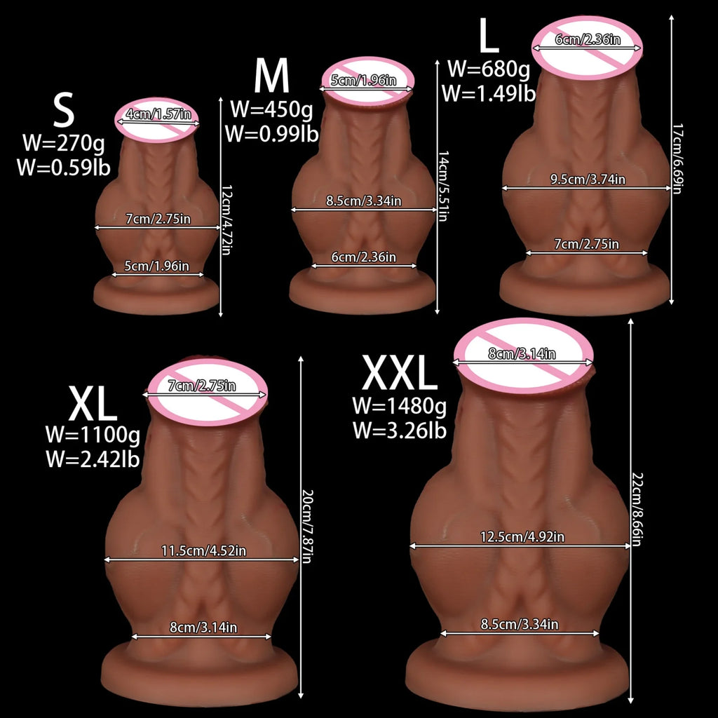 Huge Monster Dildo Knot Dildo Big Penis Sex Toys Women Gay Silicone Suction Cup Dilator Anal Adult Products Vagina Stimulation
