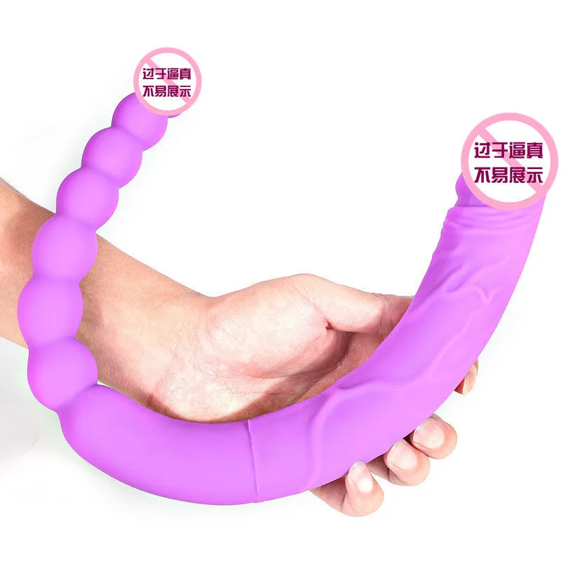 50CM Double Dildos Big Penis Vaginal Anal Plug Artificial Genitals SexToys for Couples Lesbian Masturbation Anus Dilators Toy